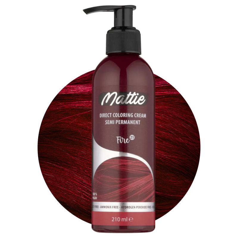 Mattie Fire - Direct Vegan Coloring Cream Semi-Permanent 210ml