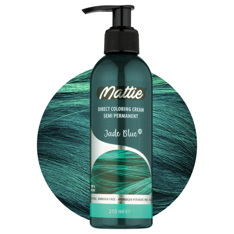 Mattie Jade Blue - Direct Vegan Coloring Cream Semi-Permanent 210ml