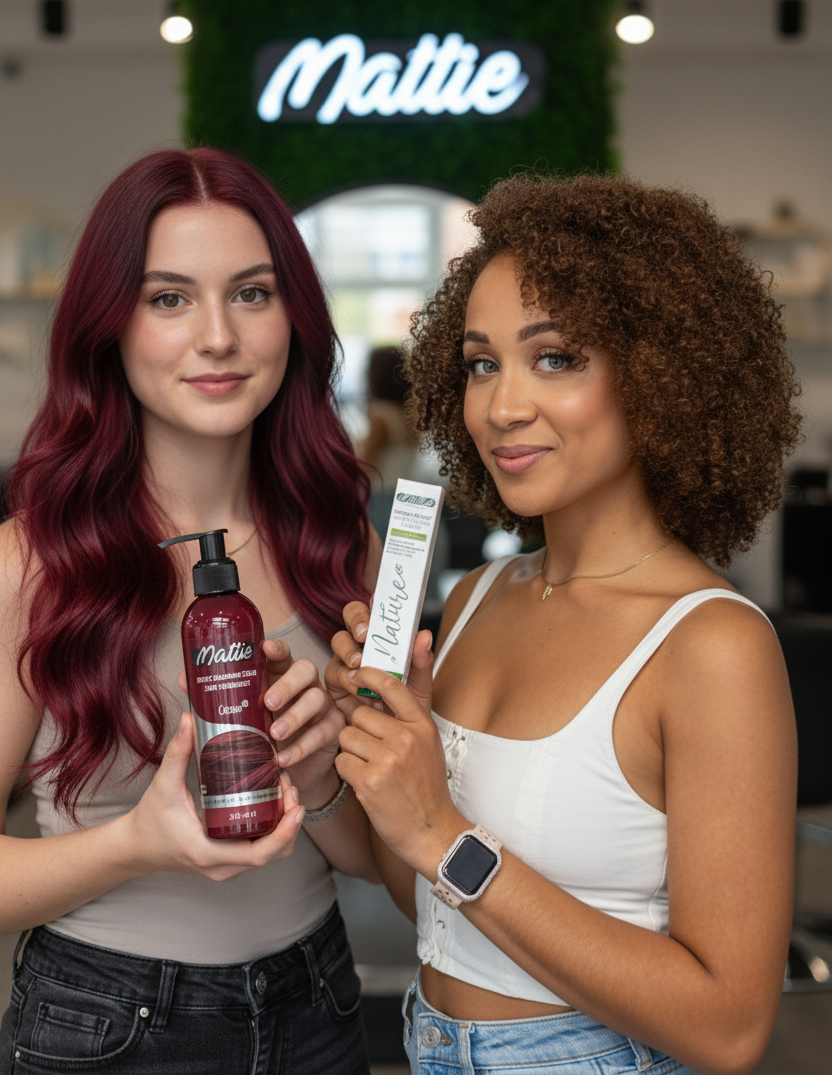 Mattie Turquoise - Vegane Semi-permanente Direktziehende Coloration Haarfarbencreme 210 ml