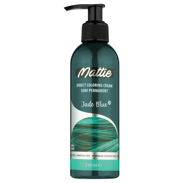 Mattie Jade Blue - Vegan Semi-Permanent Direct Dye Hair Color Cream 210 ml