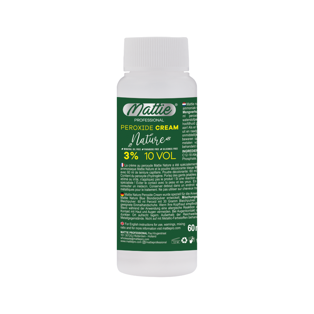 Mattie Professional Nature - 3% (10 VOL) Peroxid Creme Vegan 60ml