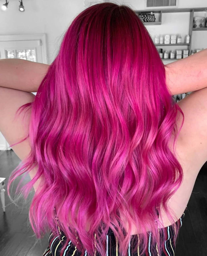 Mattie Bright Pink - Vegane Semi-permanente Direktziehende Coloration Haarfarbencreme 210 ml